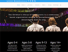 Tablet Screenshot of childrenschorussa.org